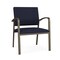 Lesro Newport Wide Guest Chair Metal Frame, Bronze, OH Navy Upholstery NP1201 - alternate 1